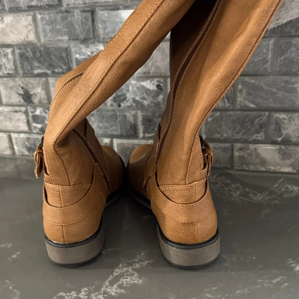 BareTraps Tan Over the‎ Knee Boots size 9 New in Box